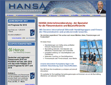 Tablet Screenshot of hansa-hh.de